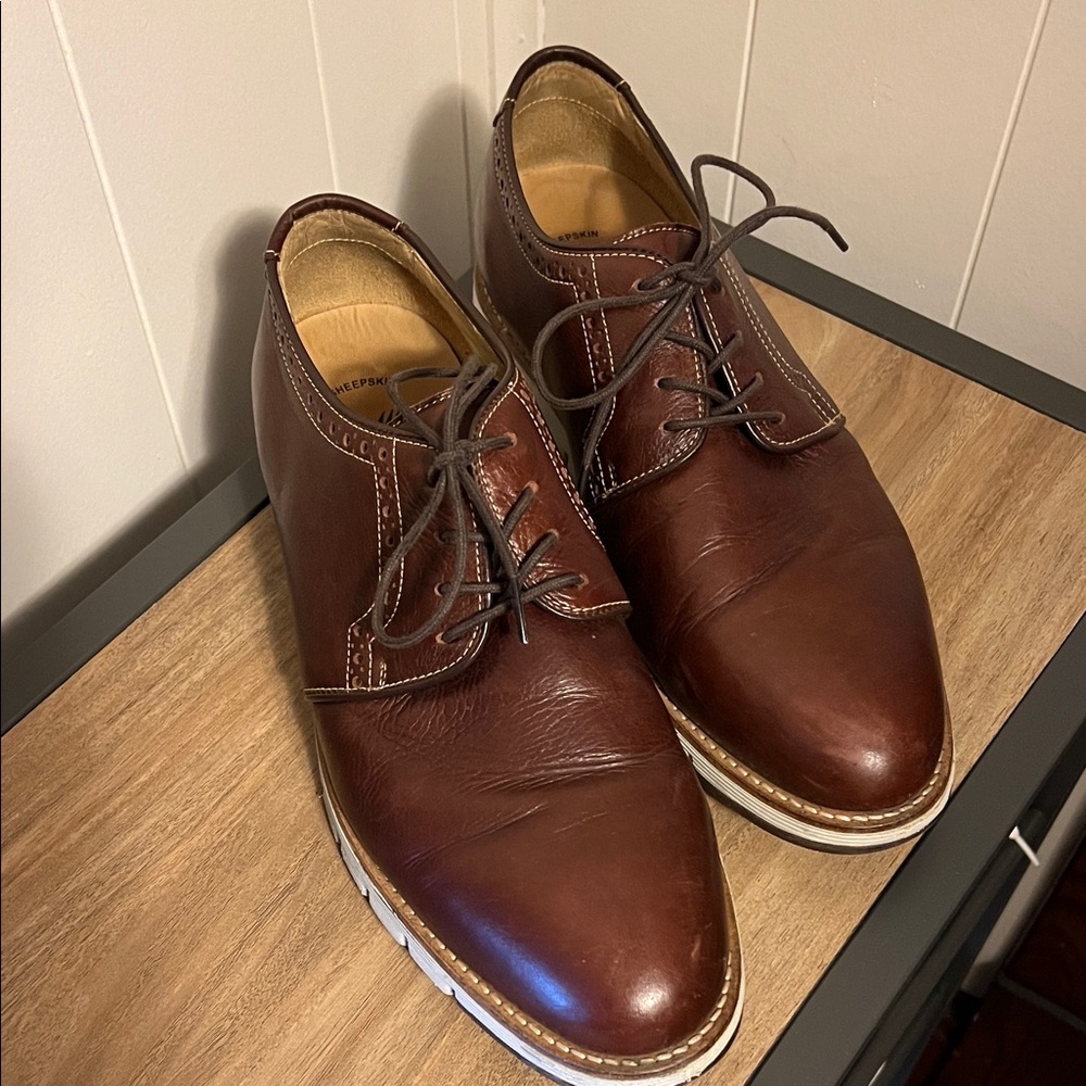 Johnston & Murphy Brown Leather Oxfords